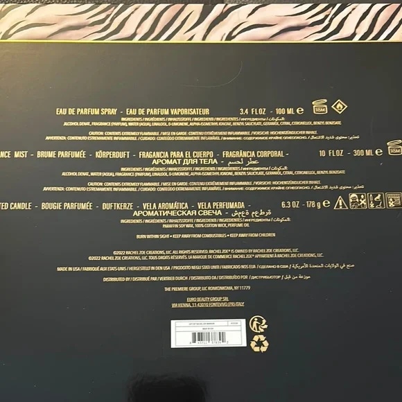 Rachel Zoe Zebra Print Fragrance Set- NIB - Picture 10 of 10